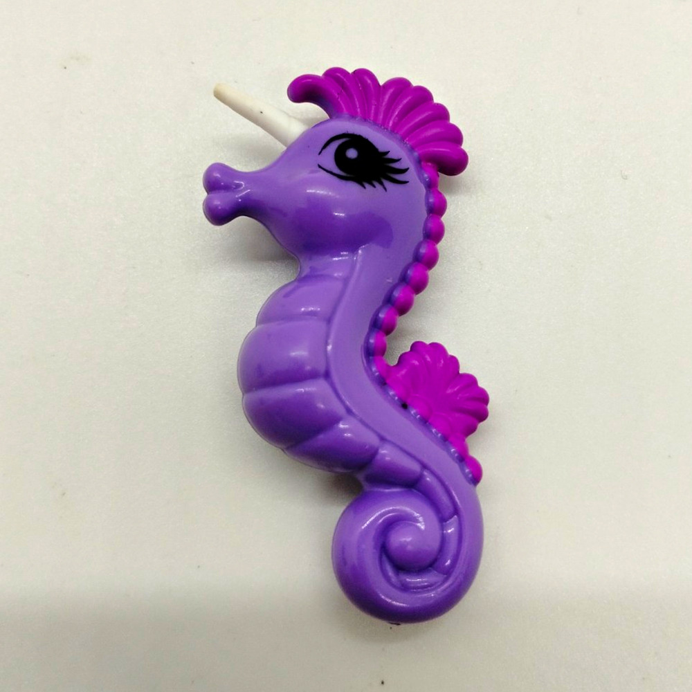 Barbie Dreamtopia Mermaid Seahorse Unicorn Purple 2" Long